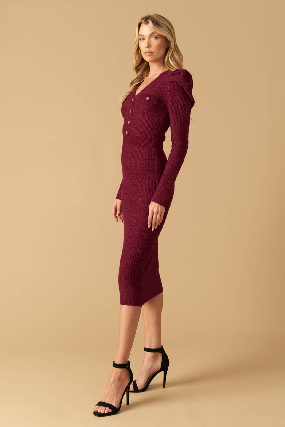 YOUNG LOVE SWEATER MIDI DRESS Flying Tomato